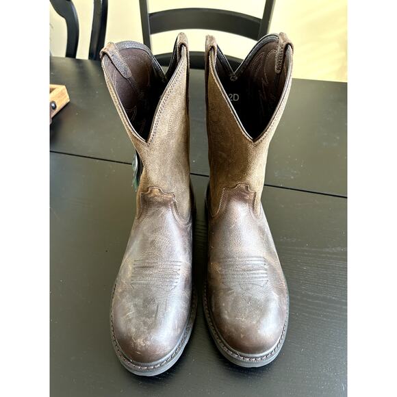 Ariat Groundbreaker Pull-On Steel Toe Work Boots, NWT, 12 - Picture 1 of 8